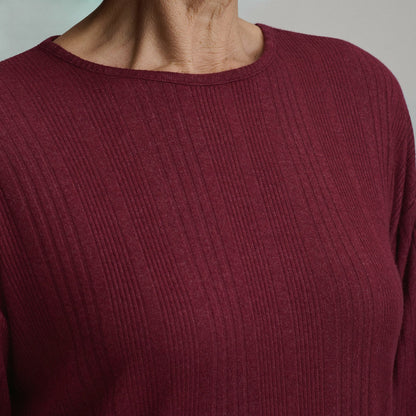 Eddie Bauer Women's Long-Sleeve Cozy Rib Crew
