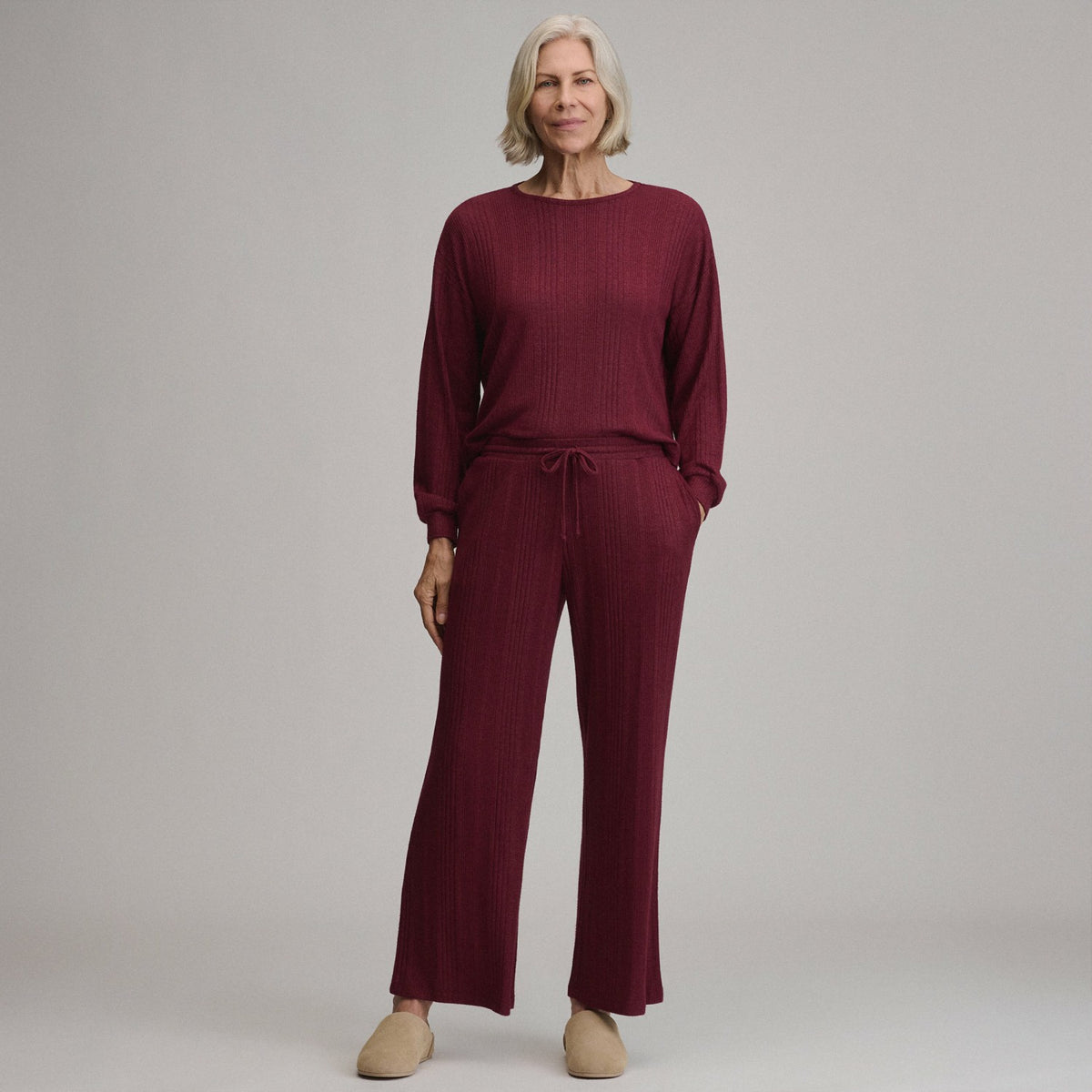 Eddie Bauer Women's Long-Sleeve Cozy Rib Crew