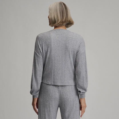 Eddie Bauer Women's Long-Sleeve Cozy Rib Crew