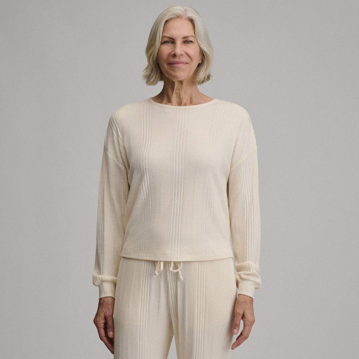 Eddie Bauer Women's Long-Sleeve Cozy Rib Crew