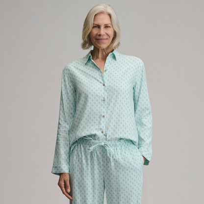 Eddie Bauer Women's Long-Sleeve Softened Sleep Shirt