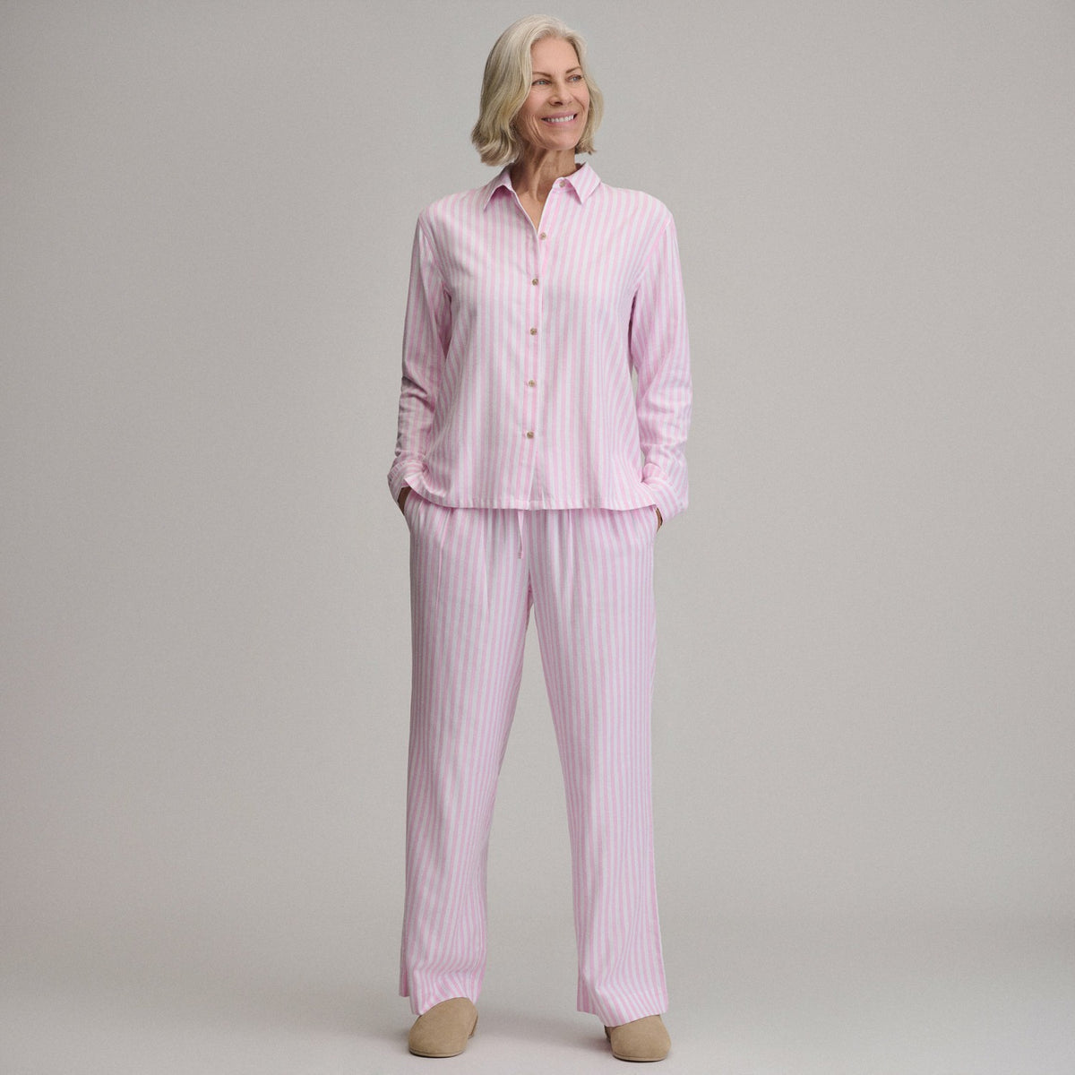 Eddie Bauer Women's Long-Sleeve Softened Sleep Shirt