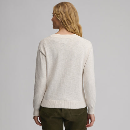 Eddie Bauer Women's Everyday V-Neck Sweater - Tipped Collar