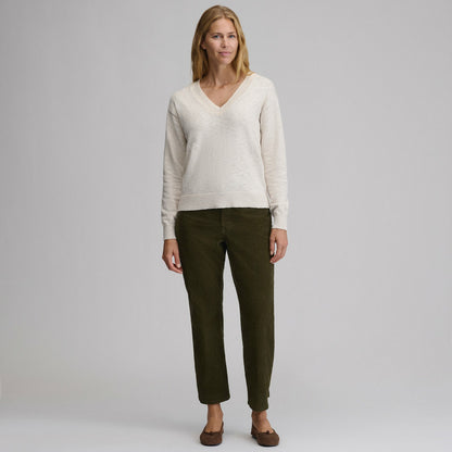 Eddie Bauer Women's Everyday V-Neck Sweater - Tipped Collar