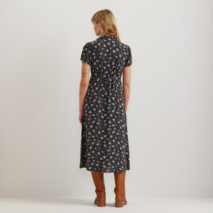 Eddie Bauer Women's Camp Collar SS Midi Dress