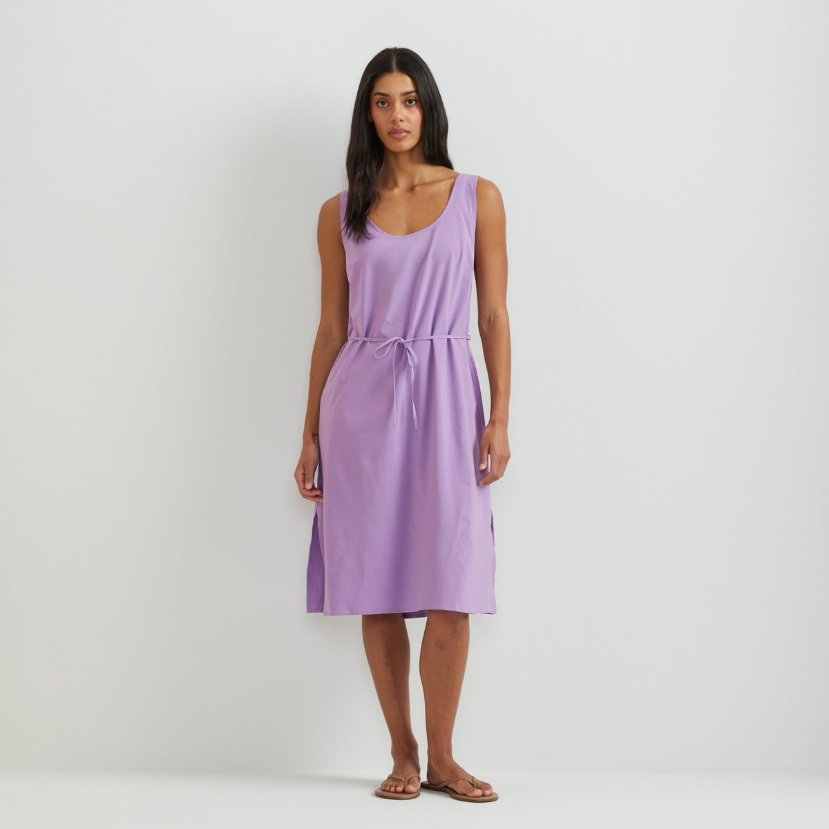 Eddie Bauer Women's Departure Tie Front Midi Dress