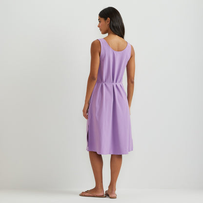 Eddie Bauer Women's Departure Tie Front Midi Dress