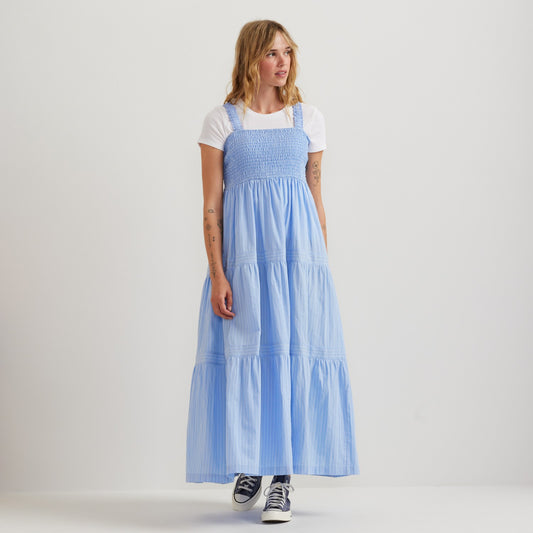 Eddie Bauer Women's Smocked Tiered Midi Dress