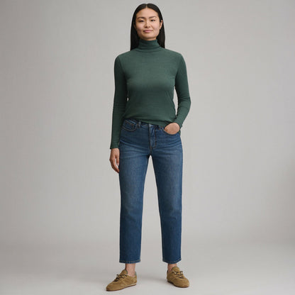 Eddie Bauer Women's Long-Sleeve Everyday Turtleneck