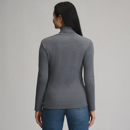 Eddie Bauer Women's Long-Sleeve Everyday Turtleneck