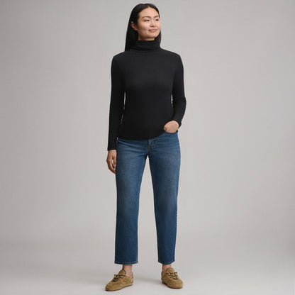 Eddie Bauer Women's Long-Sleeve Everyday Turtleneck