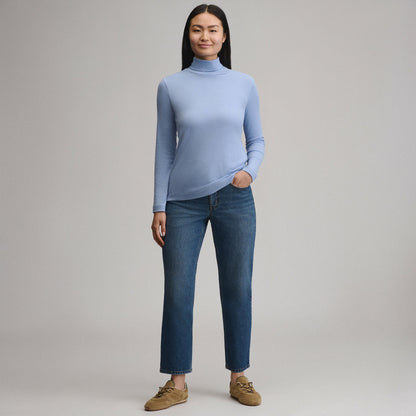 Eddie Bauer Women's Long-Sleeve Everyday Turtleneck