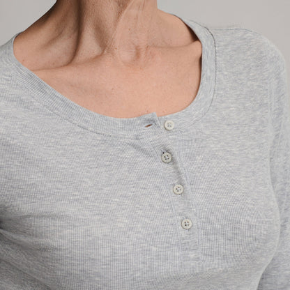 Eddie Bauer Women's Softline Rib Long-Sleeve Henley