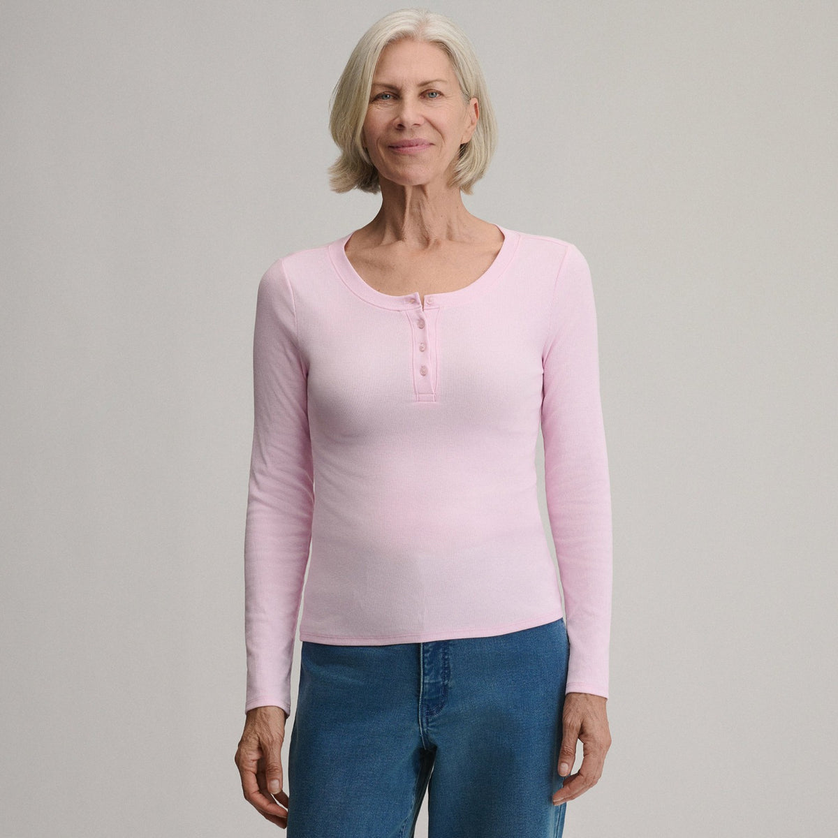 Eddie Bauer Women's Softline Rib Long-Sleeve Henley