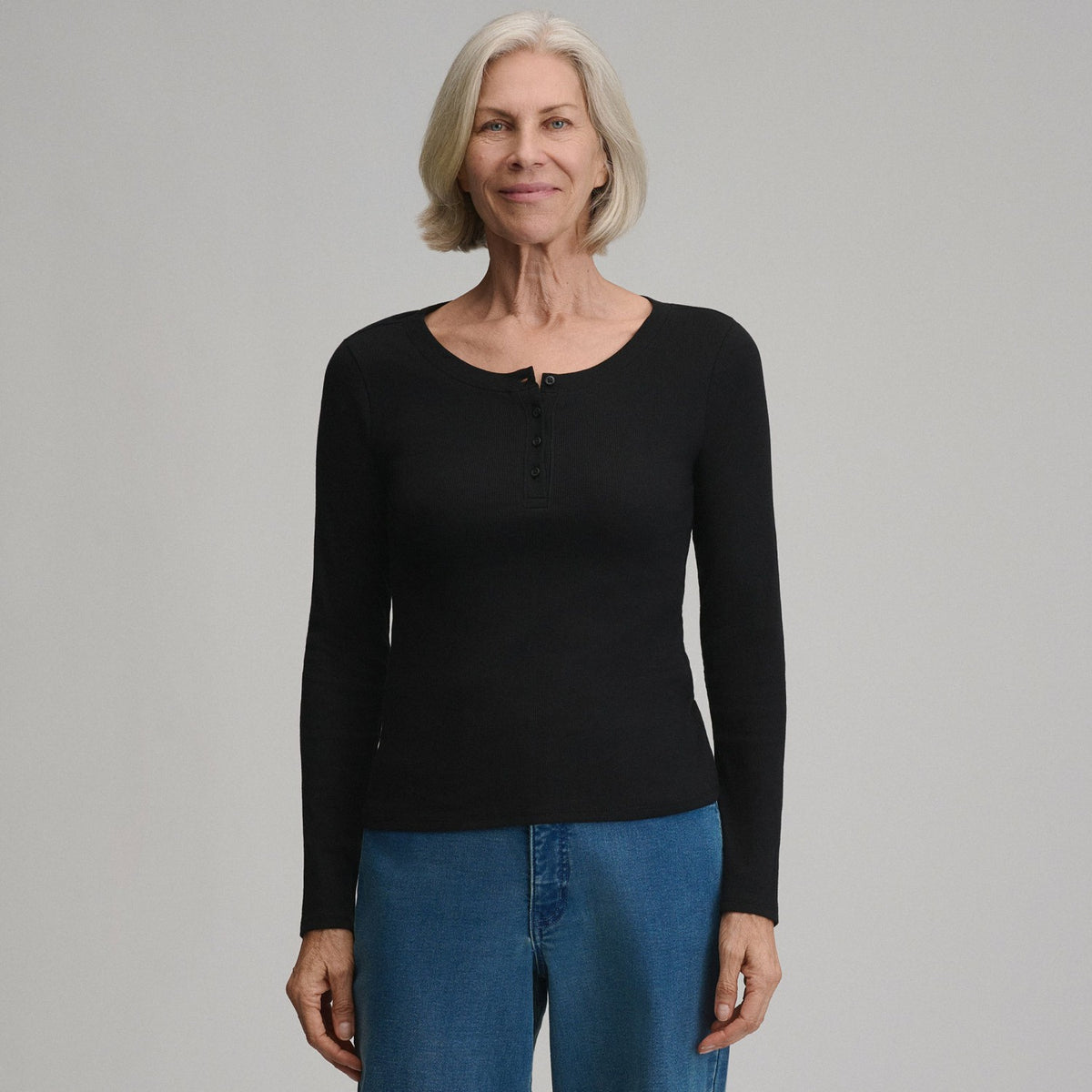 Eddie Bauer Women's Softline Rib Long-Sleeve Henley