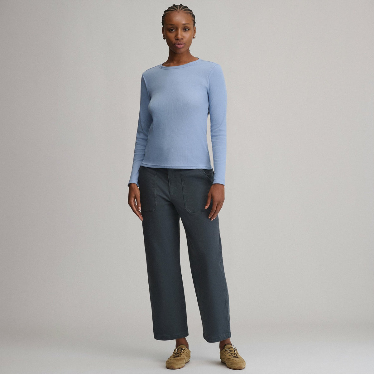 Eddie Bauer Women's Softline Rib Long-Sleeve Crew