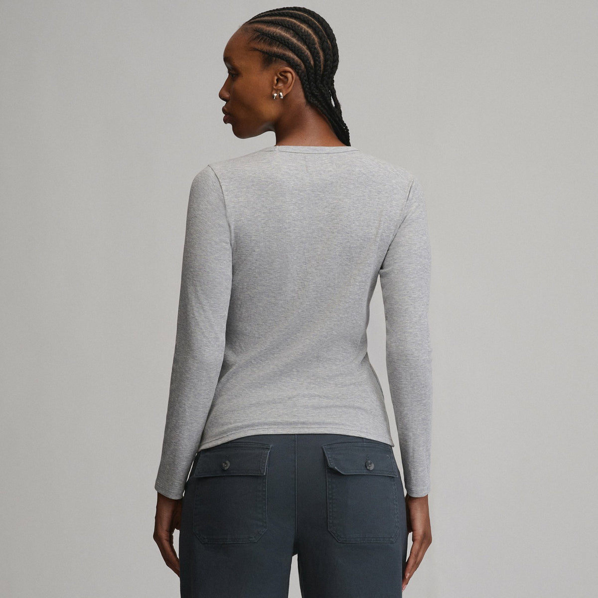 Eddie Bauer Women's Softline Rib Long-Sleeve Crew