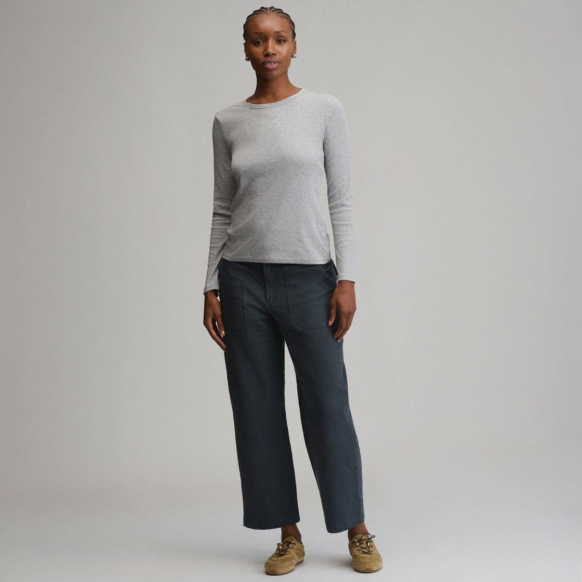Eddie Bauer Women's Softline Rib Long-Sleeve Crew