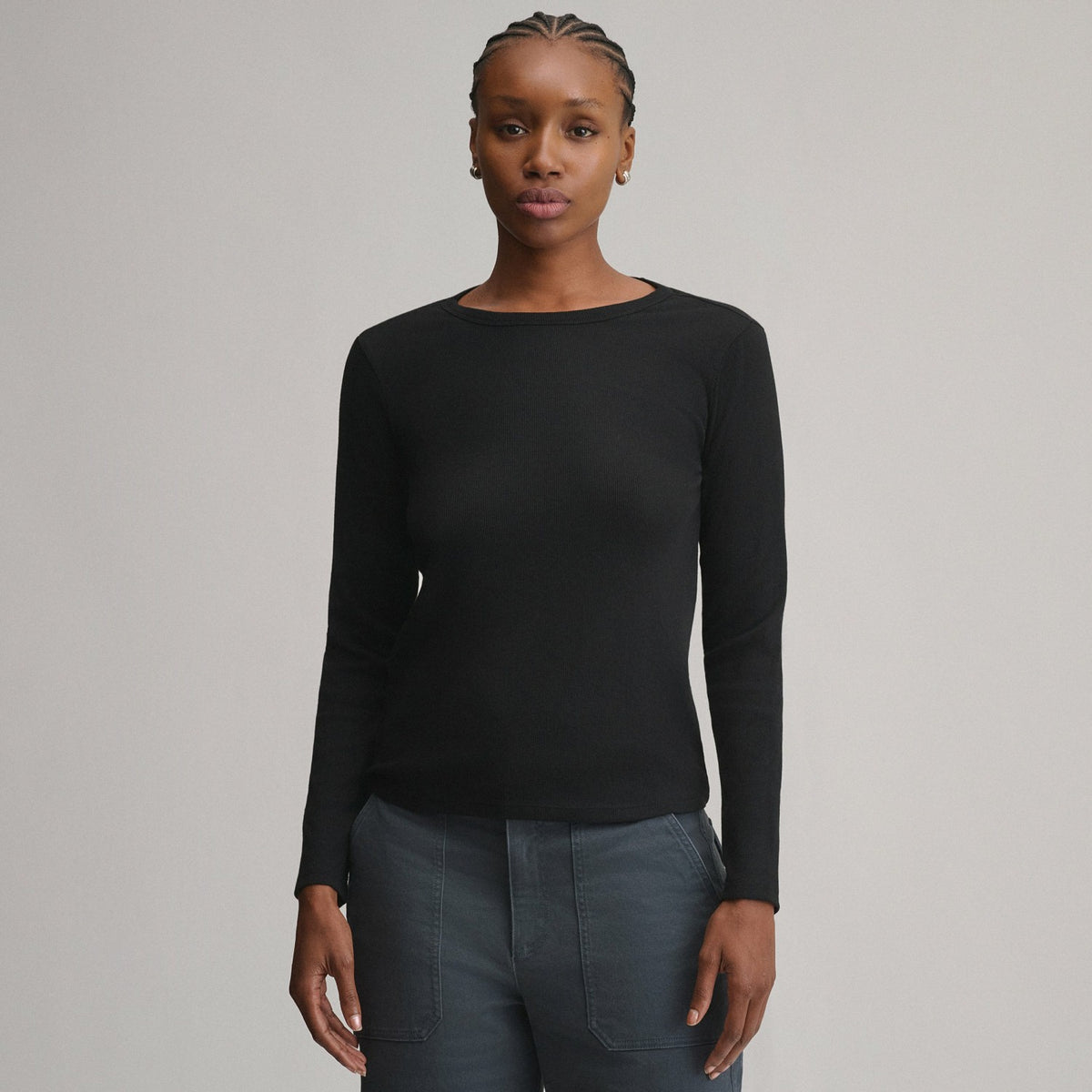 Eddie Bauer Women's Softline Rib Long-Sleeve Crew