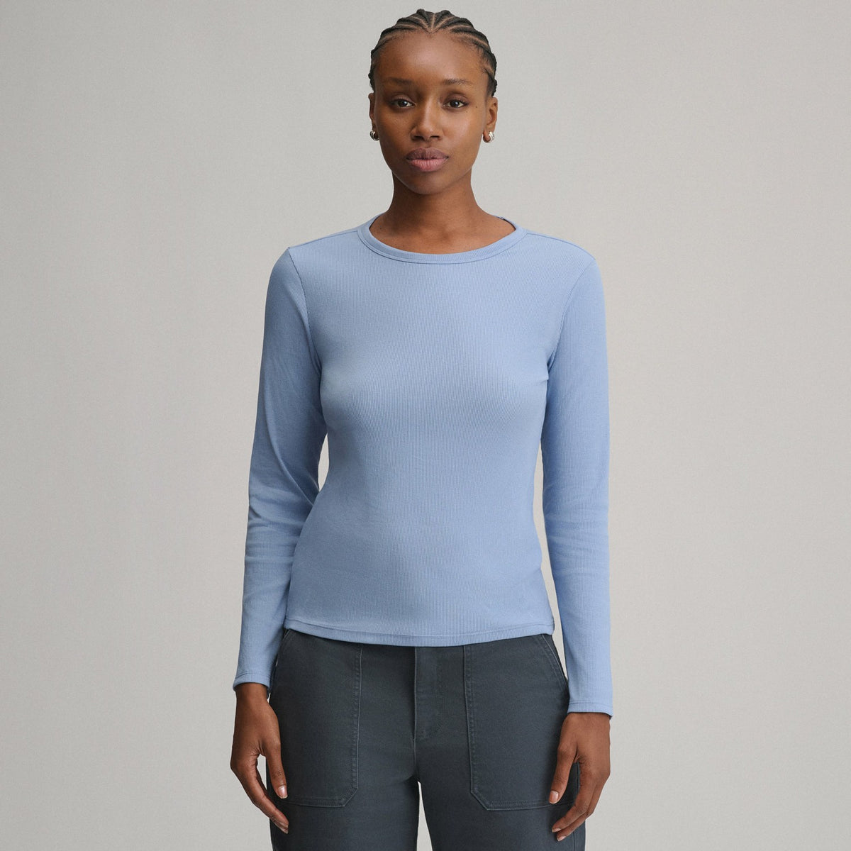 Eddie Bauer Women's Softline Rib Long-Sleeve Crew
