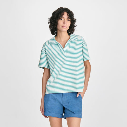 Eddie Bauer Women's Northport Textured SS Slub