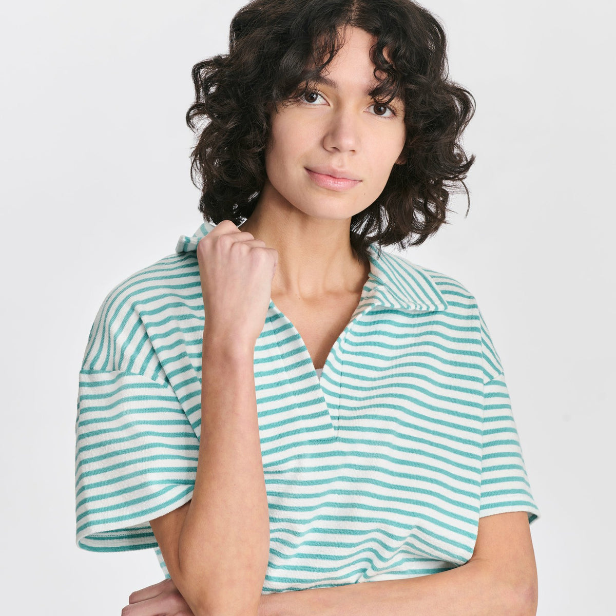 Eddie Bauer Women's Northport Textured SS Slub