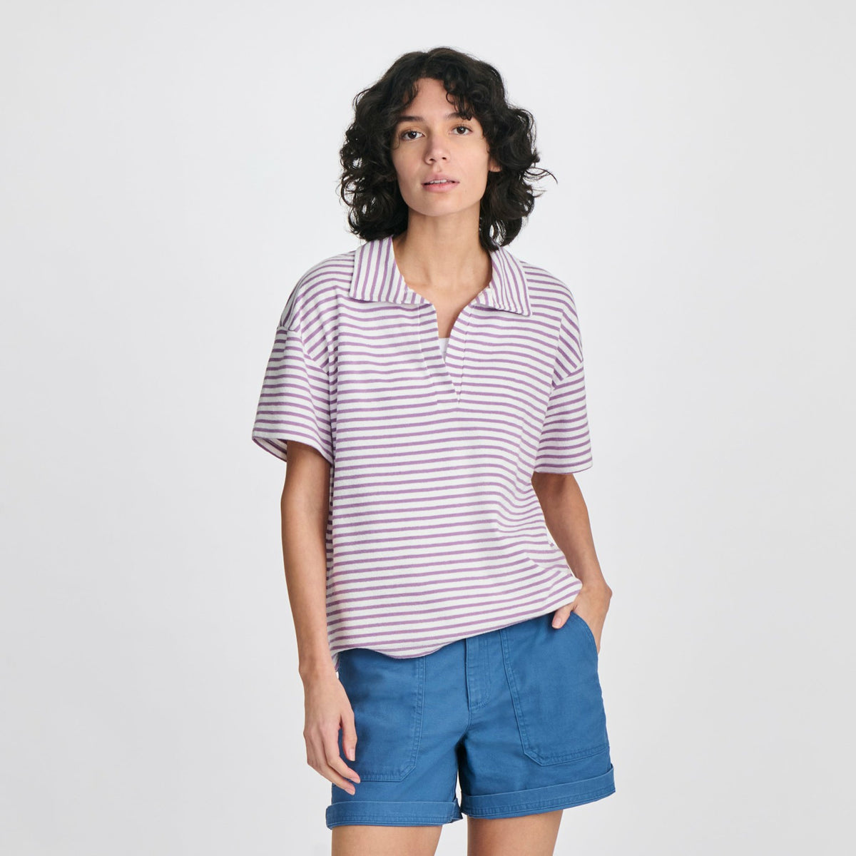 Eddie Bauer Women's Northport Textured SS Slub