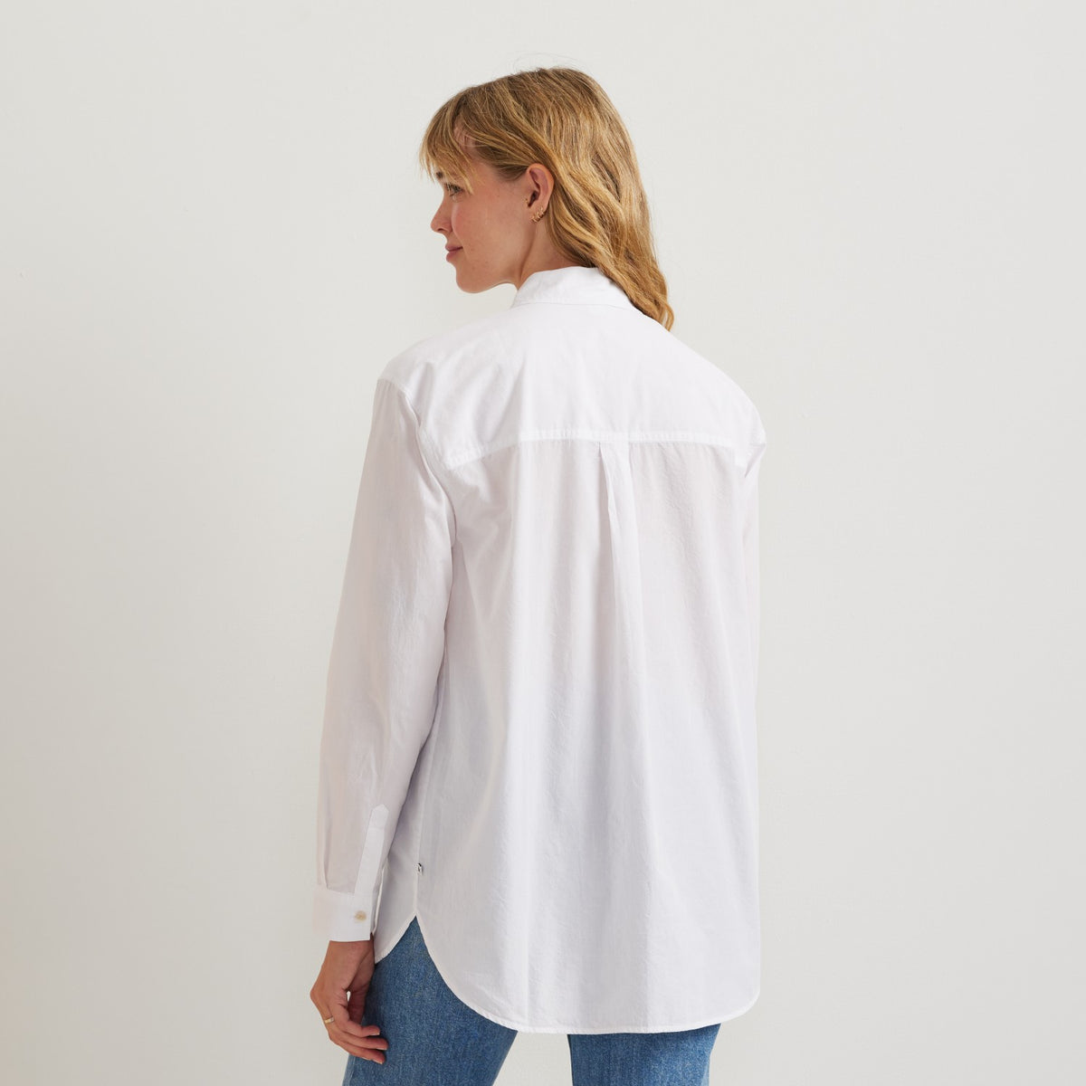 Eddie Bauer Women's Poplin LS Button Down Shirt