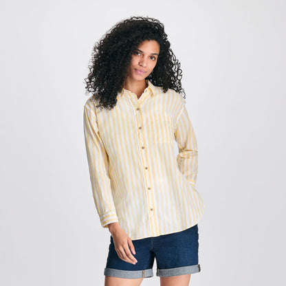 Eddie Bauer Women's Poplin LS Button Down Shirt