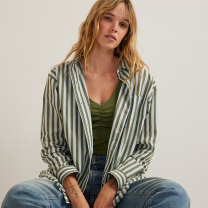 Eddie Bauer Women's Poplin LS Button Down Shirt