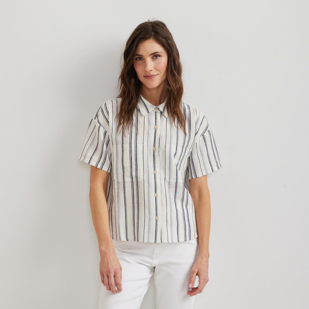 Eddie Bauer Women's Destination 2 Pocket SS Utility S