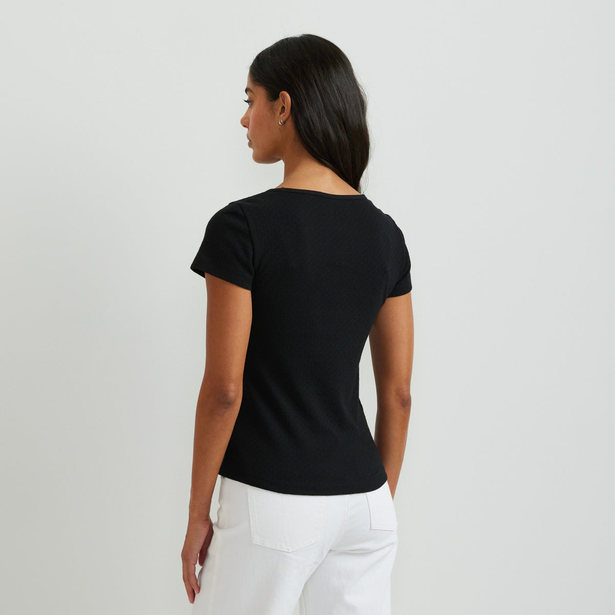 Eddie Bauer Women's Pointelle Dobby SS