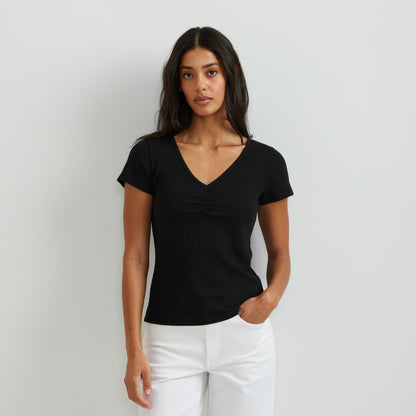 Eddie Bauer Women's Pointelle Dobby SS