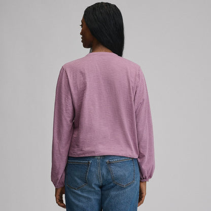 Eddie Bauer Women's Long-Sleeve Button Front Drawstring Hem Top