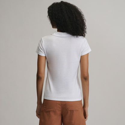 Eddie Bauer Women's Everyday SS Collared Split Nk