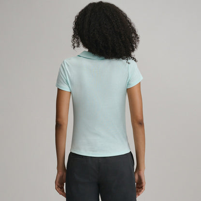 Eddie Bauer Women's Everyday SS Collared Split Nk