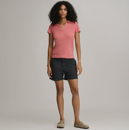 Eddie Bauer Women's Everyday SS Collared Split Nk
