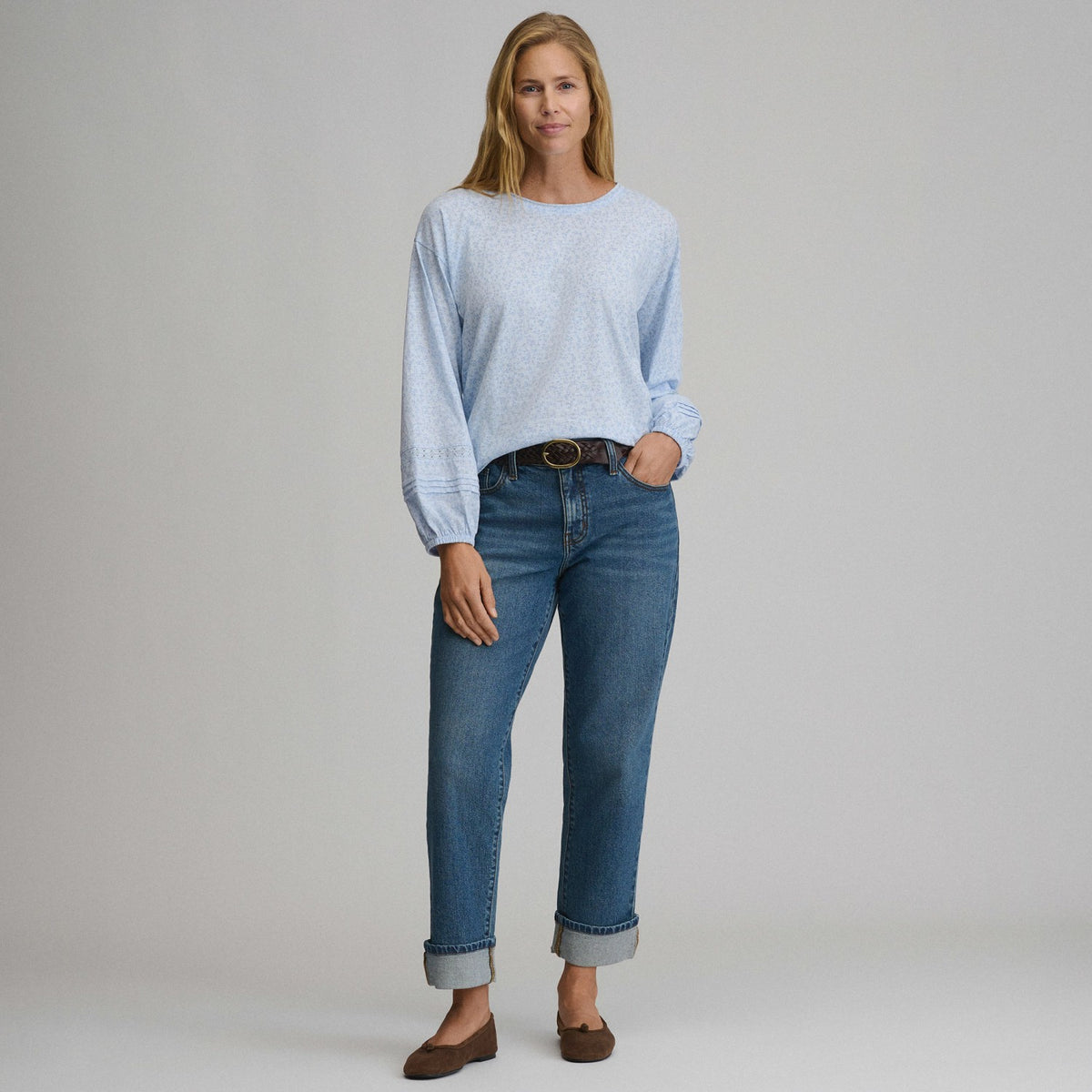 Eddie Bauer Women's Long-Sleeve Soft Relaxed Top