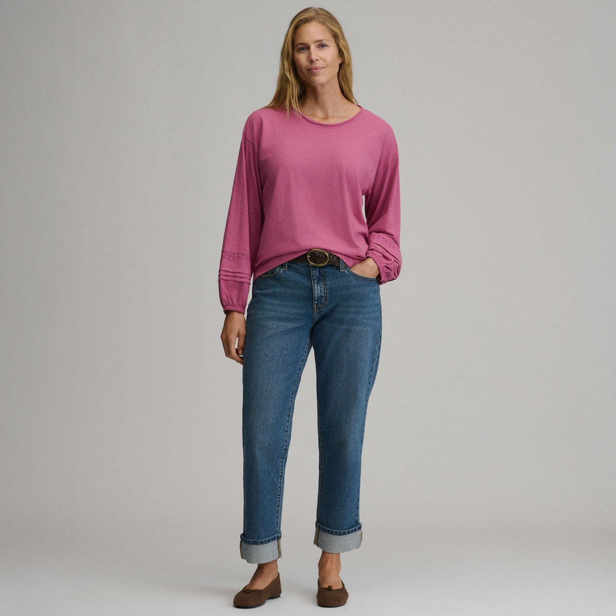 Eddie Bauer Women's Long-Sleeve Soft Relaxed Top