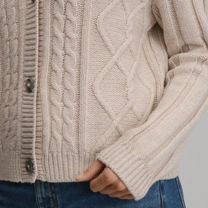 Eddie Bauer Women's Everloft Cable Cardigan Sweater
