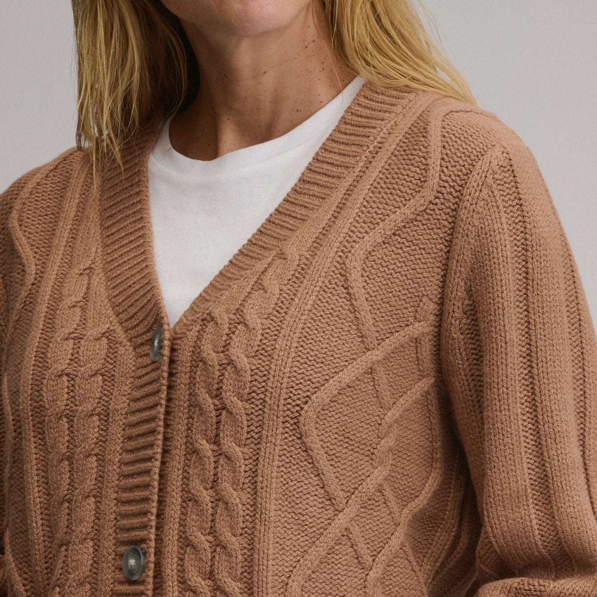 Eddie Bauer Women's Everloft Cable Cardigan Sweater