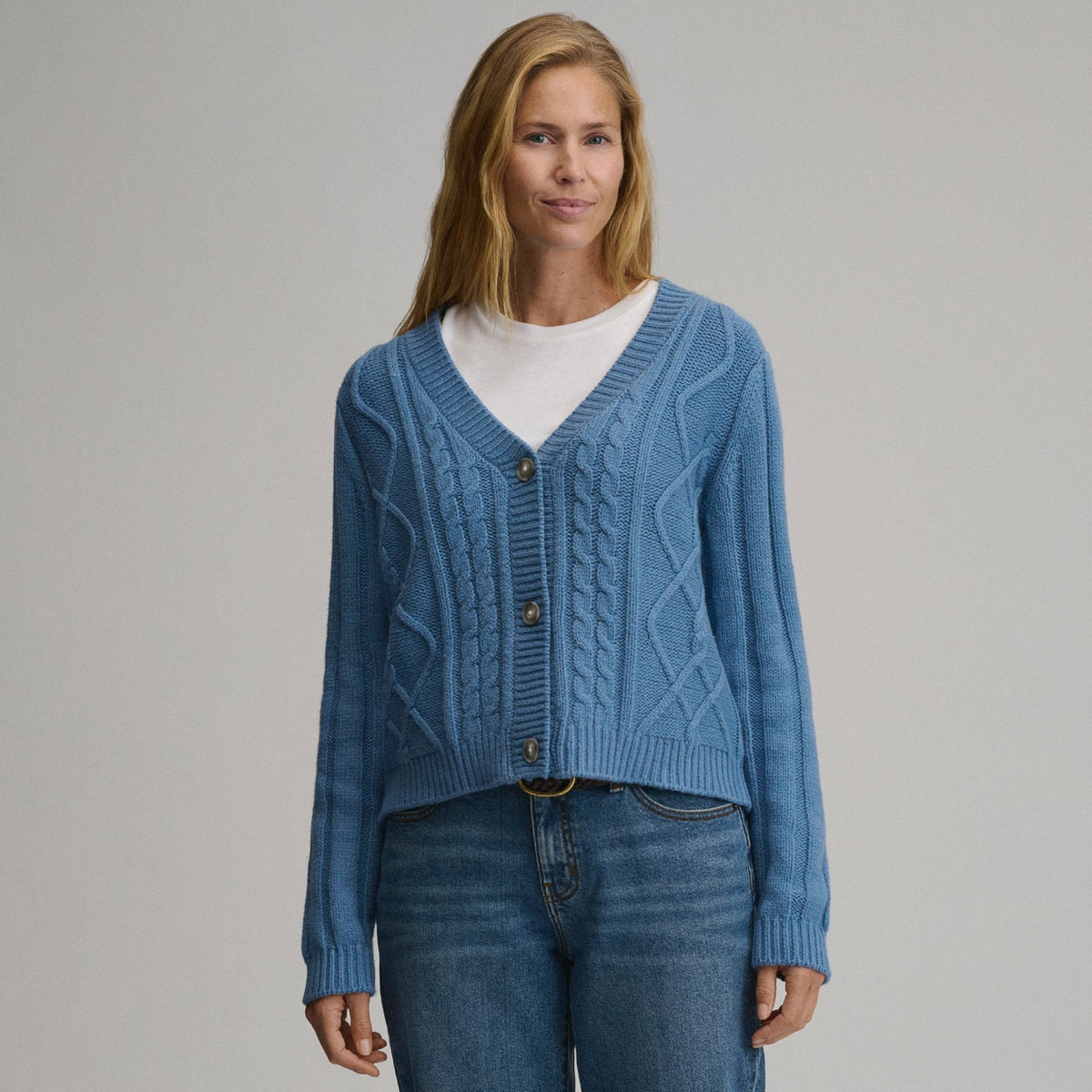 Eddie Bauer Women's Everloft Cable Cardigan Sweater