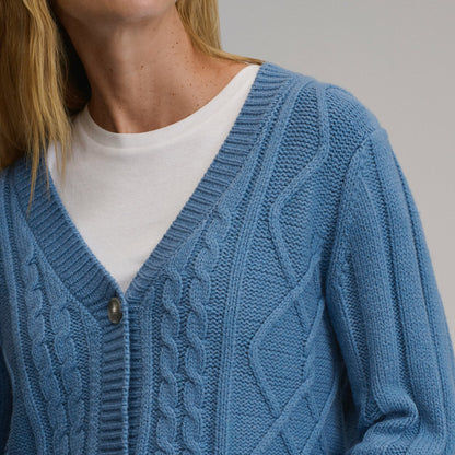 Eddie Bauer Women's Everloft Cable Cardigan Sweater