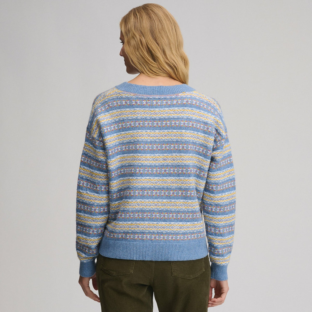 Eddie Bauer Women's Signature V-Neck Sweater - Pattern
