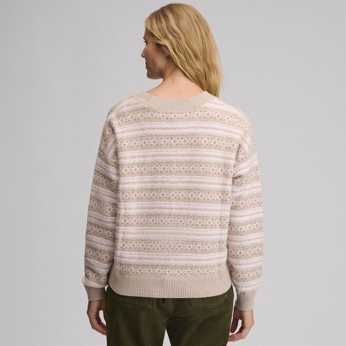 Eddie Bauer Women's Signature V-Neck Sweater - Pattern