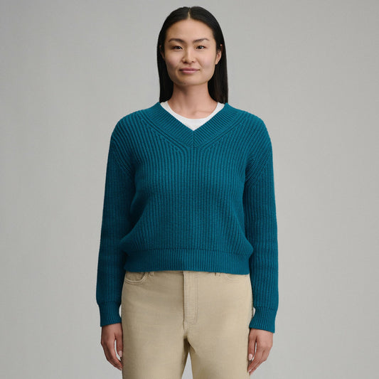 Eddie Bauer Women's Everloft V-Neck Sweater