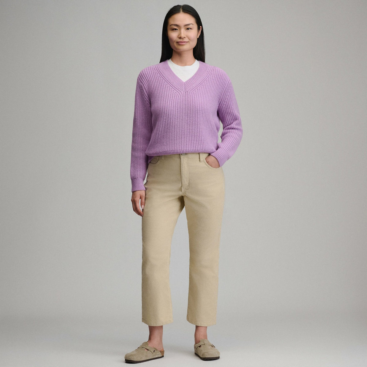 Eddie Bauer Women's Everloft V-Neck Sweater