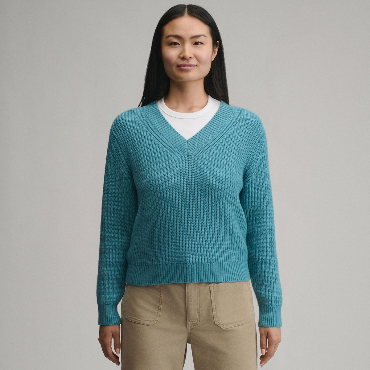 Eddie Bauer Women's Everloft V-Neck Sweater