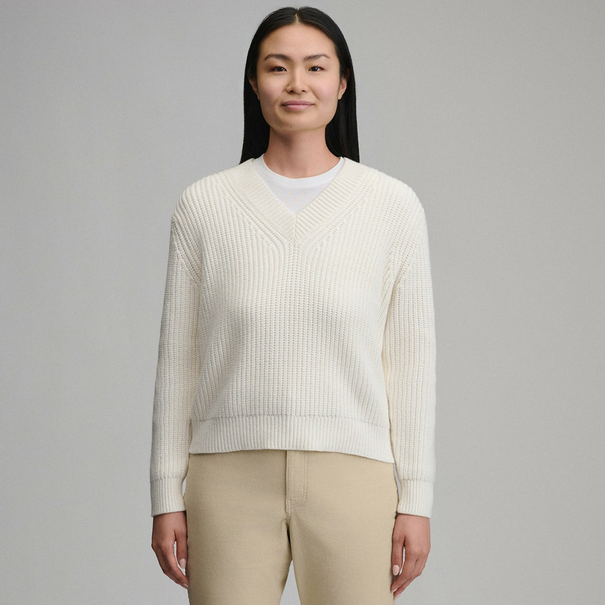 Eddie Bauer Women's Everloft V-Neck Sweater