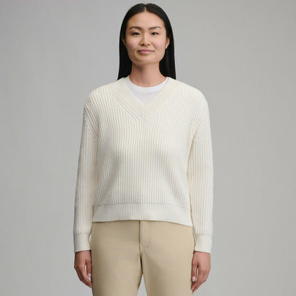 Eddie Bauer Women's Everloft V-Neck Sweater